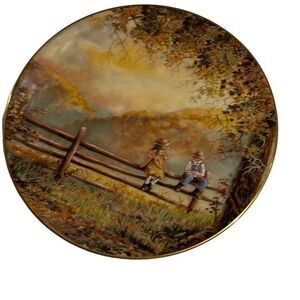 Gorham Pastoral Symphony Decorative Plate Round 9" Sugar &‎ Spice Collectibles